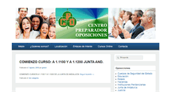 Desktop Screenshot of oposicionesmalaga.com